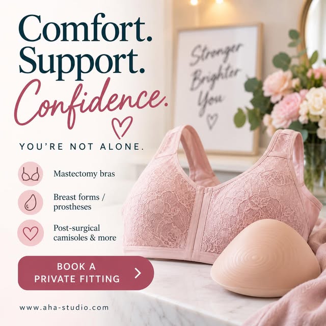 Did you know there are breast forms and bras designed specifically to help restore comfort, balance 