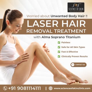 ✨ Say goodbye to unwanted hair — for good! ✨

Experience the power of Soprano Titanium laser hair re