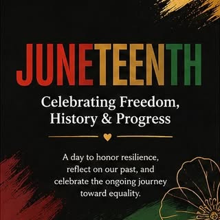 Today, we honor Juneteenth—a day that commemorates freedom, resilience, and the enduring pursuit of 