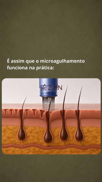 O microagulhamento capilar é uma técnica que cria microcanais no couro cabeludo, ajudando a potencia