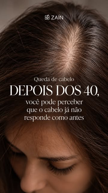 Depois dos 40, você pode perceber que o cabelo já não responde como antes. Os fios podem ficar mais 