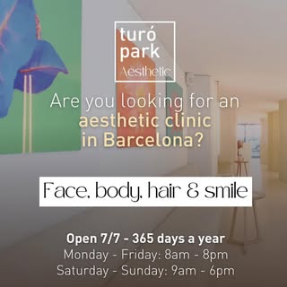 Looking for a reliable, high quality aesthetic clinic in Barcelona 🤔 ? 

🤩 Don’t look further! At 