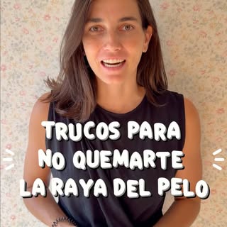Sueles quemarte la raya del pelo con el sol ☀️ ❗️

👉🏼Te cuento cómo evitarlo si no tienes gorro o 