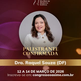 Vai começar o Congresso ASIME BRASIL - Congresso Mundial de Medicina Estética. São Paulo, me aguarde