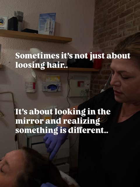 Sometimes it’s not just about losing hair.
It’s about looking in the mirror and realizing something 