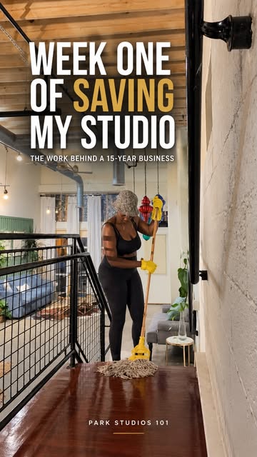 Saturday night. While most people are out enjoying themselves, I’m at the studio cleaning and prepar