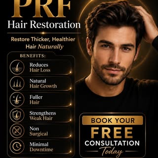 ✨ Restore thicker, healthier hair naturally!

At Orlando Hair Clinic, our PRF Hair Restoration treat