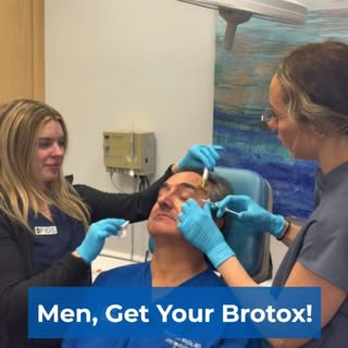 Botox isn’t just for women. Hello Brotox! More men, including Dr. Mejia, are getting it to soften li