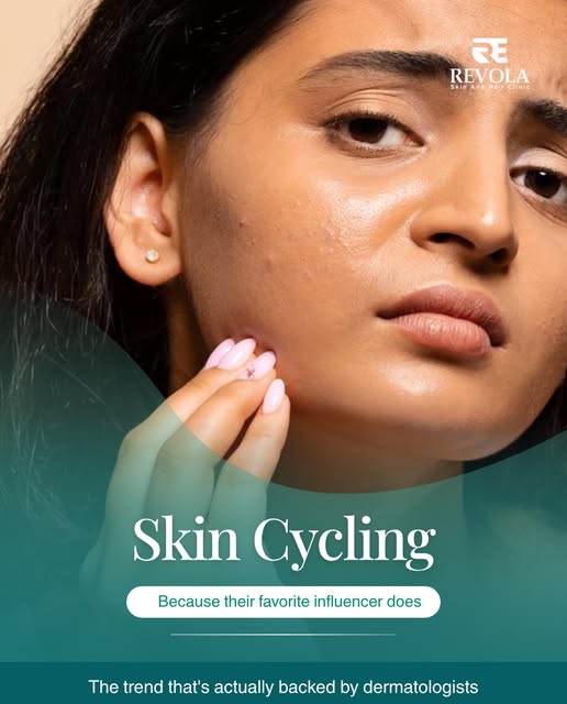 Everyone's talking about skin cycling. 

Here's what it actually is.  It's not another product to bu