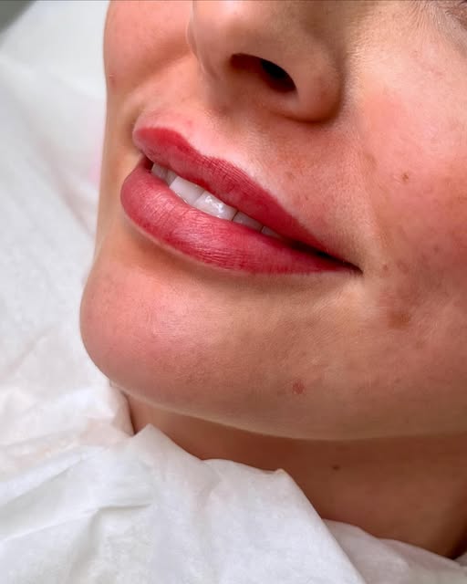 A lovely light coverage of colour, for these beautiful lips…. 💋. Permanent makeup can give us that 