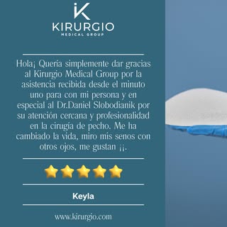 Testimonios como el de Keyla reflejan algo que en @kirurgio cuidamos mucho: el acompañamiento cercan
