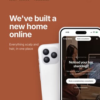 We've built a new home online.

Everything to do with your scalp and hair, brought together in one c