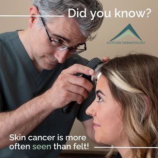Some skin cancers, including early stages of melanoma, can be seen more than felt! This makes visual