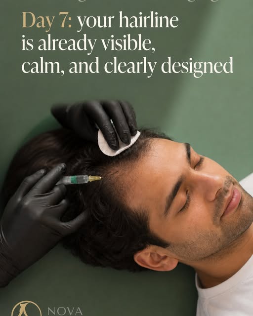Most people assume the first week after a hair transplant is too uncomfortable and visually alarming