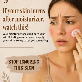 🔥 Does your skin burn, sting, or feel irritated after skincare? Don’t ignore it.

Your skin may be 