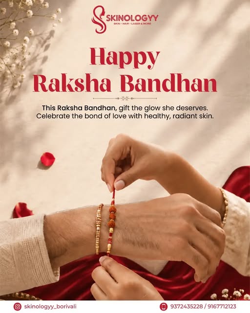 ✨ This Raksha Bandhan, celebrate the bond of love with a gift of radiant confidence! ❤️🌸
Because th