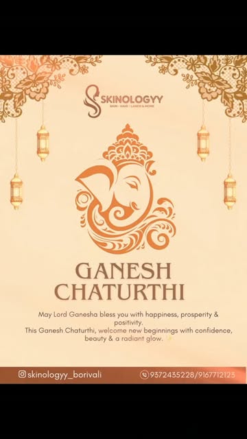✨ Ganpati Bappa Morya! ✨

May Bappa bless you with glowing health, happiness & prosperity. 🌸💫

#Sk