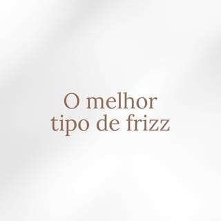Sim, isso é frizz e é o melhor tipo de frizz que existe.

Fios novos em crescimento não surgem alinh