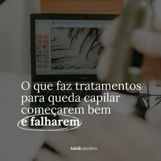 Muitos tratamentos para queda capilar começam bem. 

O problema é que o resultado não se sustenta qu