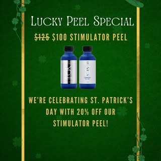 Step into spring with radiant skin ✨

For a limited time, our Stimulator Peel is $100🍀

The perfect