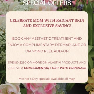 The Perfect Mother’s Day Treat ✨

A refreshed, healthy-looking glow. Book any aesthetic treatment an