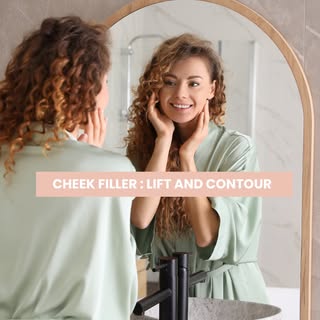 As we age, we lose volume in the mid-face. 🤔

Cheeks can start to look flat, and the lower face can