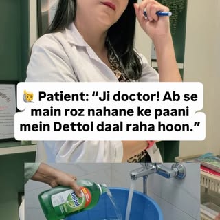 Doctor Said “Keep It Clean”… Patient Took It Too Literally 😂

You don’t need to bathe with antisept