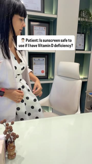 Will wearing sunscreen make your Vitamin D deficiency worse? ☀️🧴

Let’s clear this up!

As a dermat