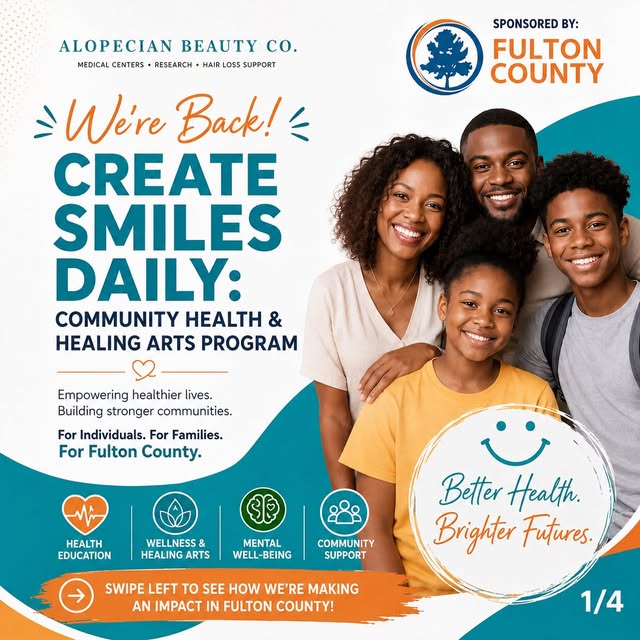 ✨ FULTON COUNTY — WE’RE BACK! 🧡💙

And we’re ready to Create Smiles Daily. 😊

Alopecian Beauty Co.