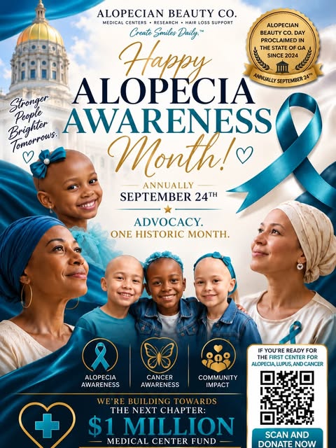 🎗️September is Alopecia Awareness Month and we’re asking corporate and community leaders to move be