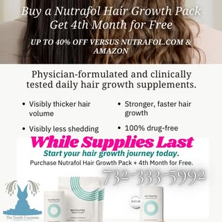 Special Promo on Nutrafol! Buy 3 month supply for a discounted price of $209 and get the 4th month o
