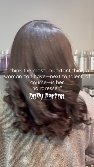 “I think the most important thing a woman can have — next to talent, of course — is her hairdresser.