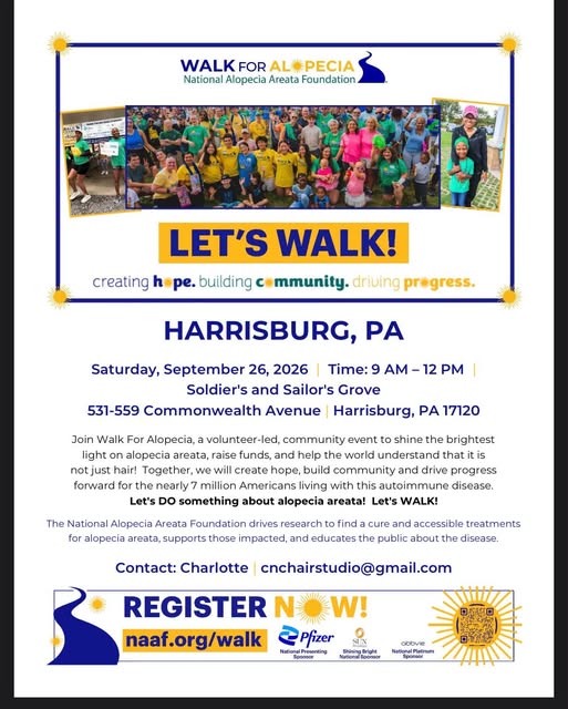 4️⃣ Days until we walk 
We are coming together to raise awareness and show Central Pennsylvania  tha