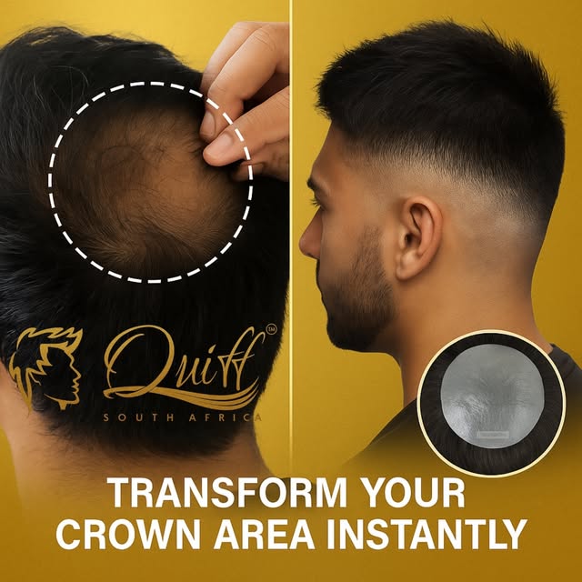 𝙏𝙝𝙞𝙣𝙣𝙞𝙣𝙜 𝙖𝙩 𝙩𝙝𝙚 𝙘𝙧𝙤𝙬𝙣? 𝙏𝙝𝙚𝙧𝙚’𝙨 𝙖 𝙨𝙤𝙡𝙪𝙩𝙞𝙤𝙣.

A customised Quiff hair