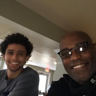 Brooks and me chillin...