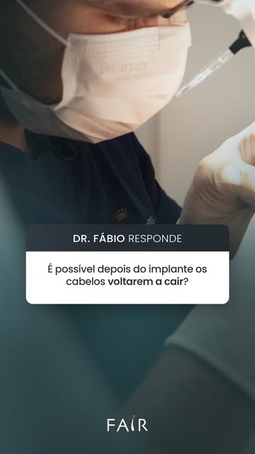 Uma dúvida que aparece bastante por aqui:

“Depois do implante, os cabelos podem voltar a cair?”

O 