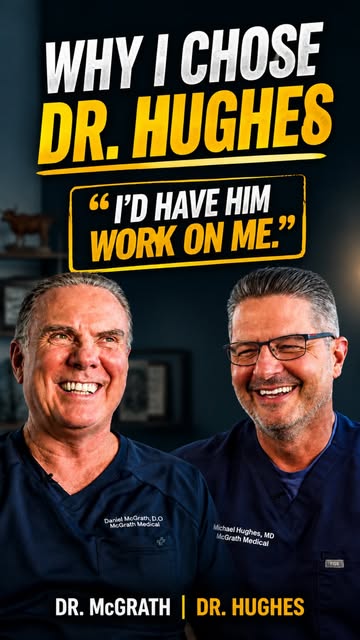Dr. McGrath has known Dr. Michael Hughes for years, and after working together for more than a year,