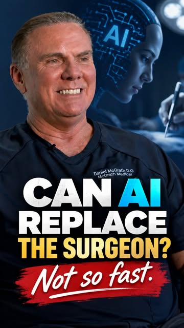 AI is already helping us find and communicate with patients.

But can it replace the surgeon?

Not s