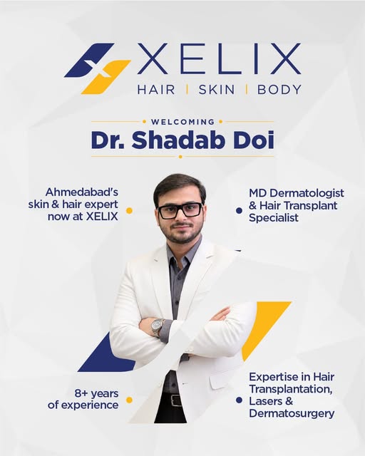 Bringing advanced skin & hair expertise from Ahmedabad to XELIX.

With 8+ years of experience, Dr. S