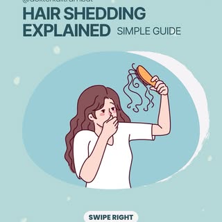 Sudden hair shedding? Don’t panic — it’s often temporary. 💛
Shedding usually appears 2–3 months aft