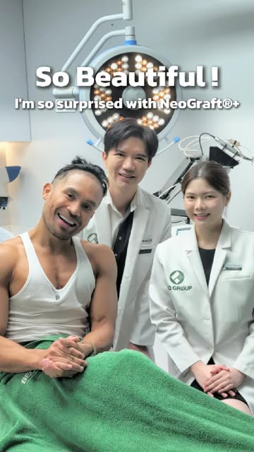 WHEN HAIR TRANSPLANT MEETS HIGH TECHNOLOGY. 🤖✨

Sinon Loresca  มาเจอ NeoGraft®+ Automated Hair Tran