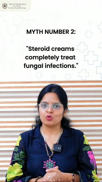 Fungal Infection? Ye Cream MAT Lagana! 🚨
MYTH 2 - Actually, steroid creams fungal infection ko temp
