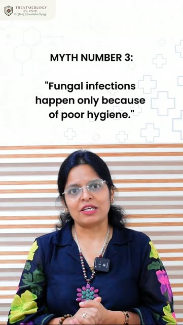 Fungal Infection = Poor Hygiene? 😱 MYTH BUSTED! 
MYTH 3 - Aap bhi yehi sochte ho? 👀
Fungal infecti