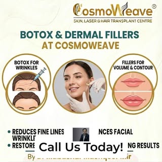 Smoother contours and softer lines with Botox and dermal fillers.

Fine lines, wrinkles, and loss of