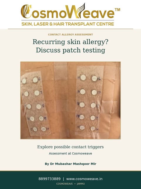A rash that keeps returning deserves a closer look.

Patch testing can help explore possible trigger