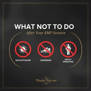 The things you CANNOT do after SMP — and why skipping these rules ruins your results. ⚠️

I'm going 