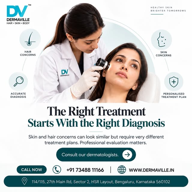 The right treatment begins with understanding the right cause. ✨

Skin and hair concerns may look si
