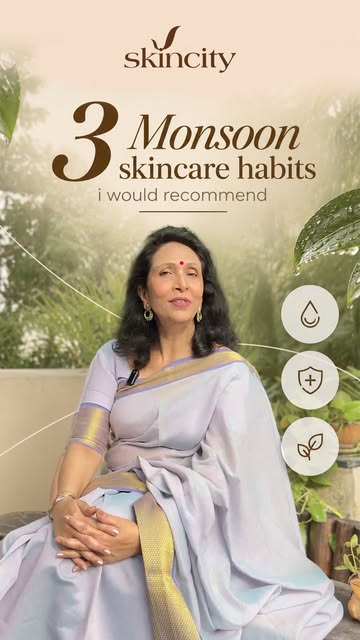 Monsoon weather can leave your skin feeling sweaty, sticky and a little unpredictable. 

Instead of 