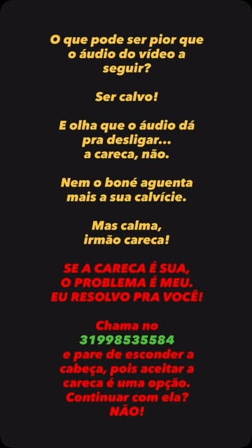IMPOSTO ZERO! Aproveite as últimas vagas com nada de imposto do Studio Cezar Ayrolla.
📲 31998535584