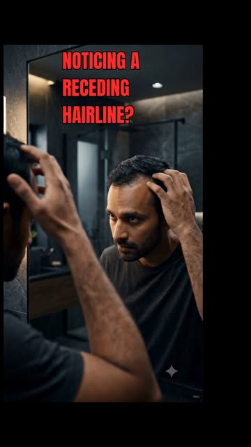 When you start noticing your hairline… what comes next?

A receding hairline doesn’t automatically m